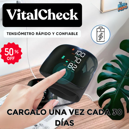 VitalCheck™ ⚡ - Toma tu presion rápido y confiable