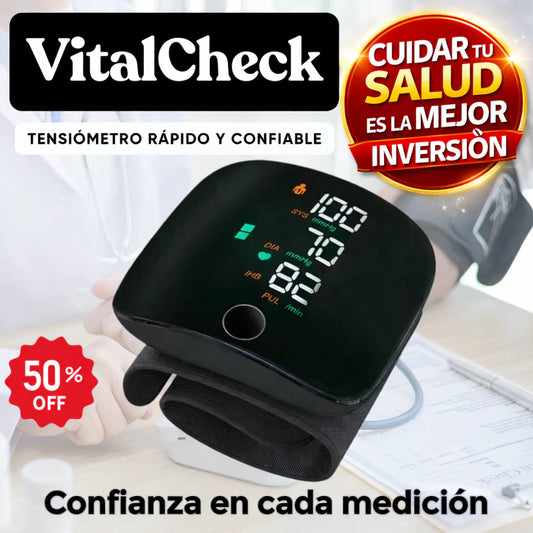 VitalCheck™ ⚡ - Toma tu presion rápido y confiable